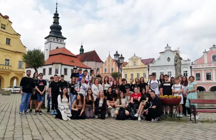 Deváťáci ZŠ Komenského hostili přátele z Německa