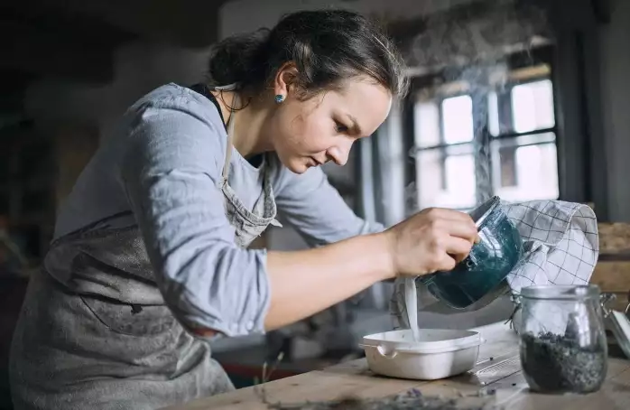 Na jarmarku koupíte i výrobky šikovných rukou Terezy Haškové