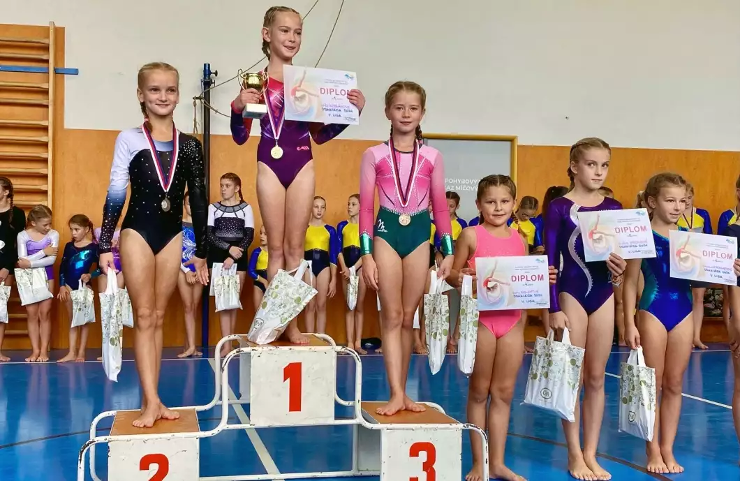 Gymnastka Krejča skončila třetí v Sezimově Ústí